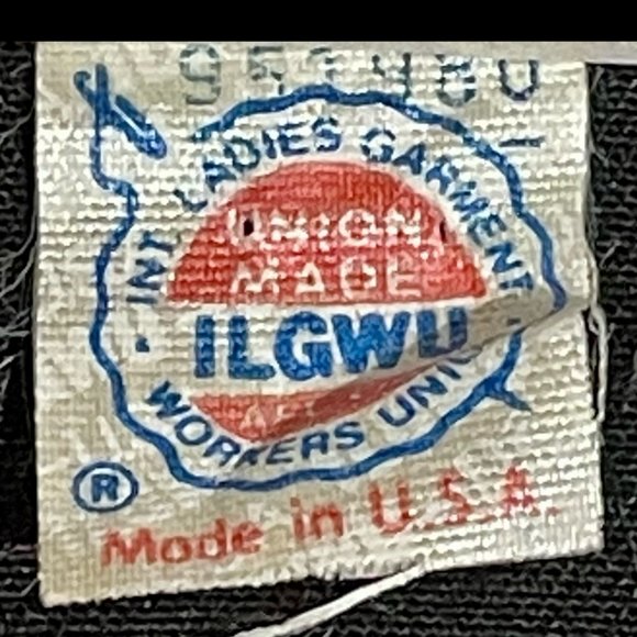 ▪️VTG▪️KATIE▪️ILGWU▪️1980's Black Convertible Collar Pocket Maxi Shirt Dress - Picture 7 of 10